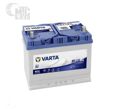 Аккумулятор Varta EFB Blue Dynamic Asia N72 [572501076] 6СТ-72 Ач R EN760 А 261x175x220 мм Start-Stop